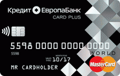 Дебетовая Card Plus карта Кредит Европа Банка
