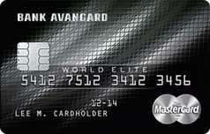 Кредитка Mastercard World Elite банка Авангард