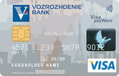 Дебетовая карта Visa Platinum банка Возрождение